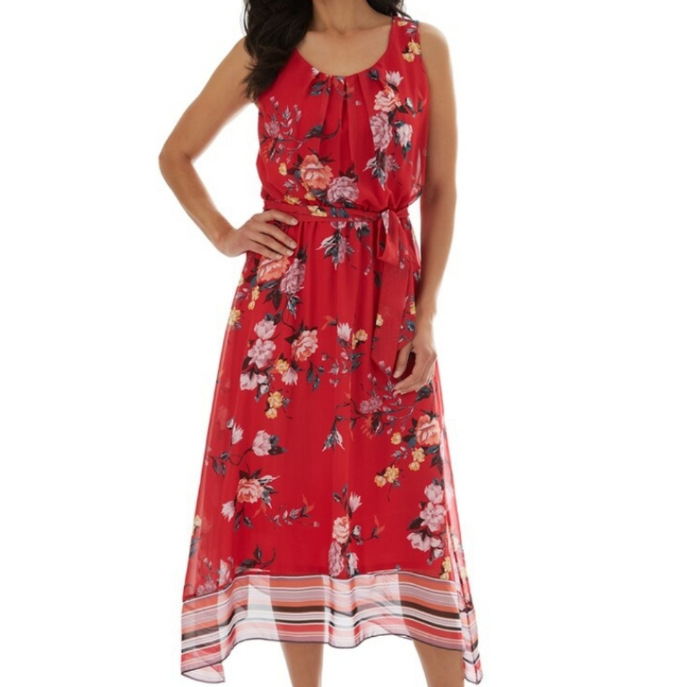 Apt.9 Floral Print Sleeveless Dress
